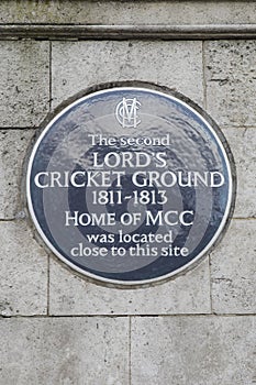 The Second Lords Cricket Ground